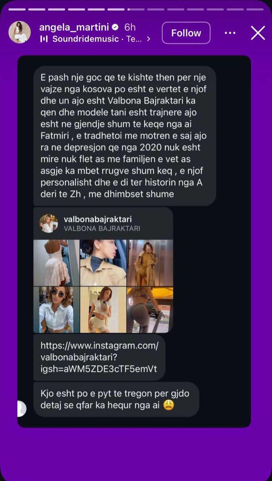 Angela pretendon se njeh një të dashur të keqtrajtuar të