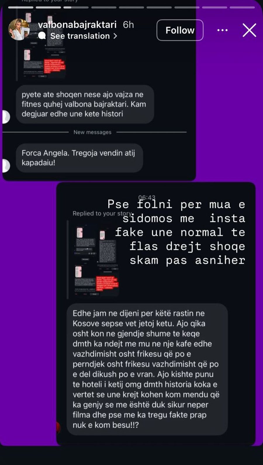 Angela pretendon se njeh një të dashur të keqtrajtuar të