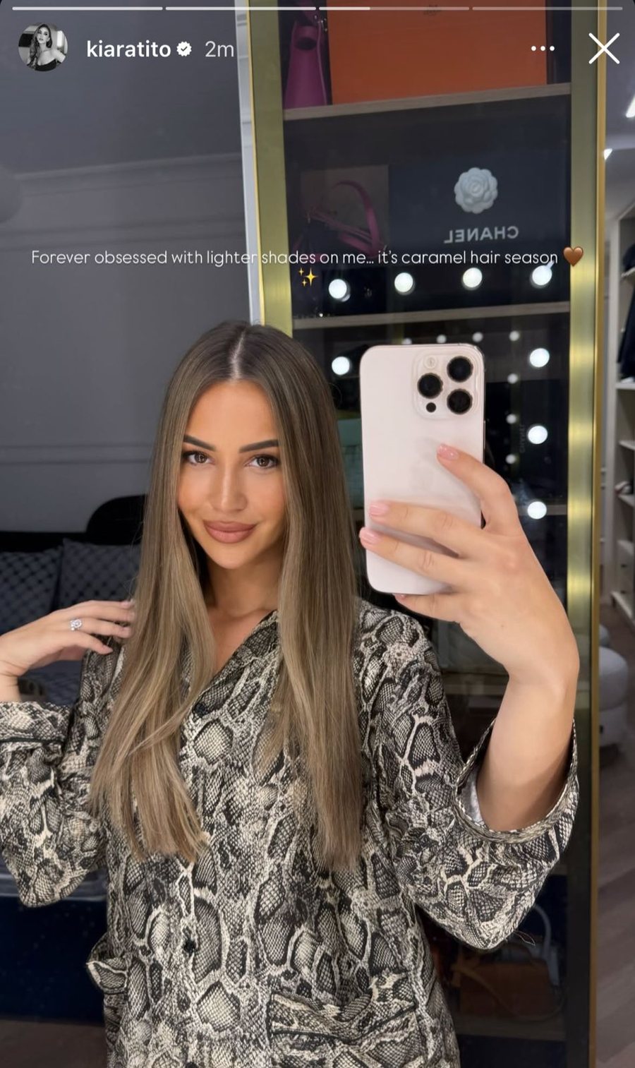 Transformimi që u bëri Kiara flokëve është ideal