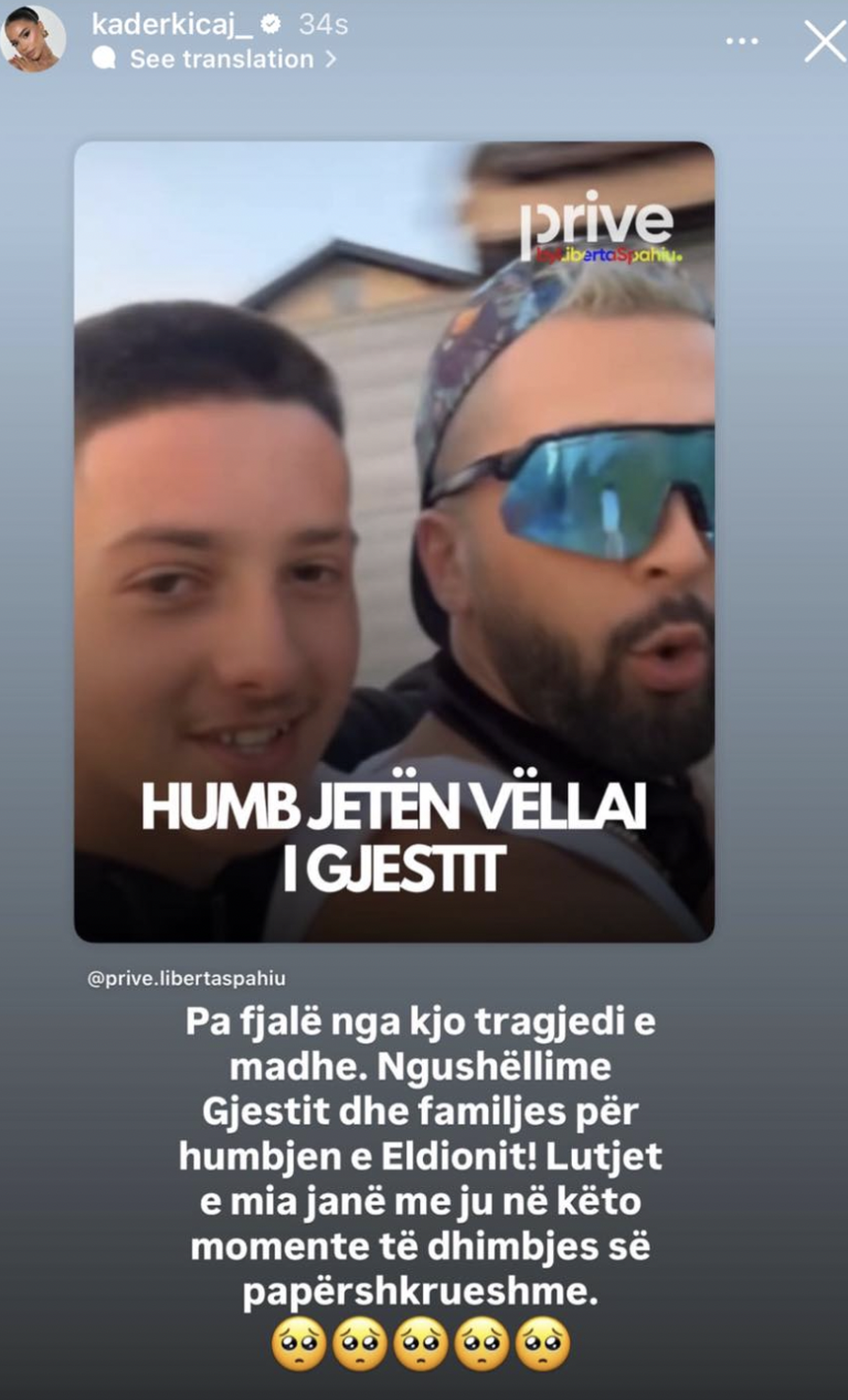 I vëllai ndërroi jetë në aksident: VIP-at