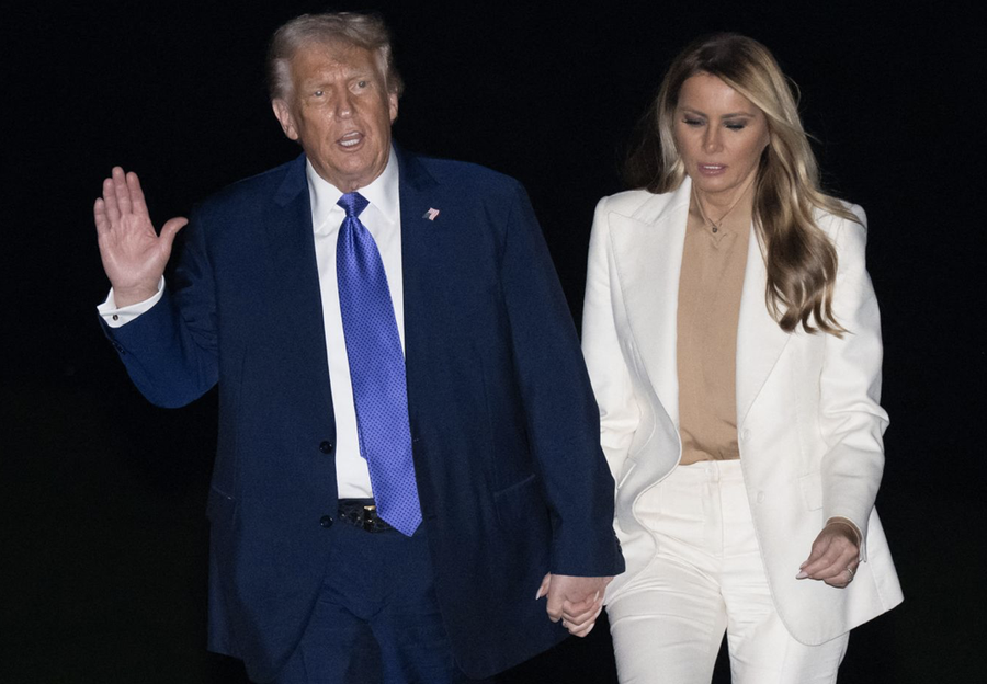 Melania & Donald Trump u shfaqën duke debatuar dhe interneti gjeti