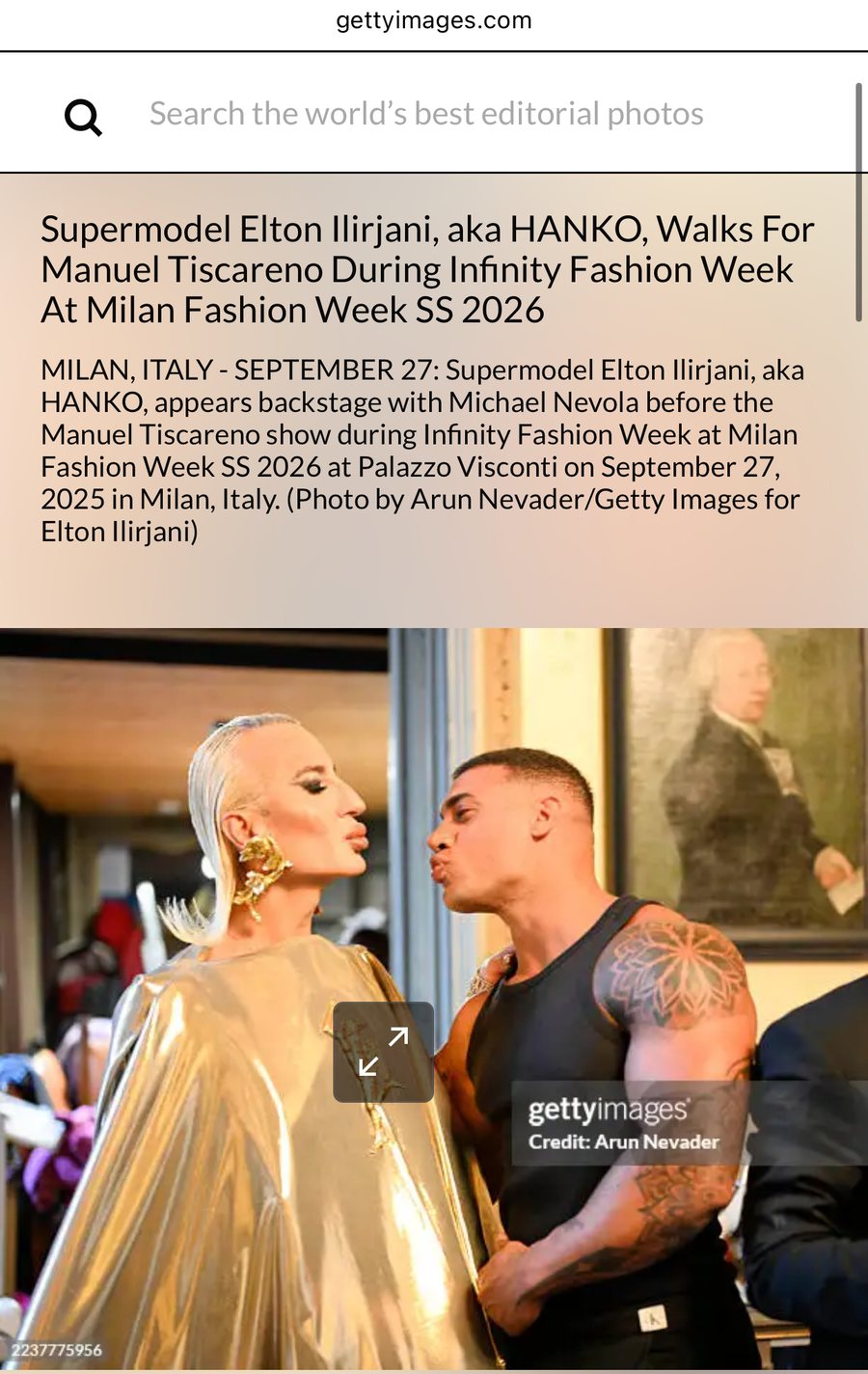 HANKO në Milan Fashion Week