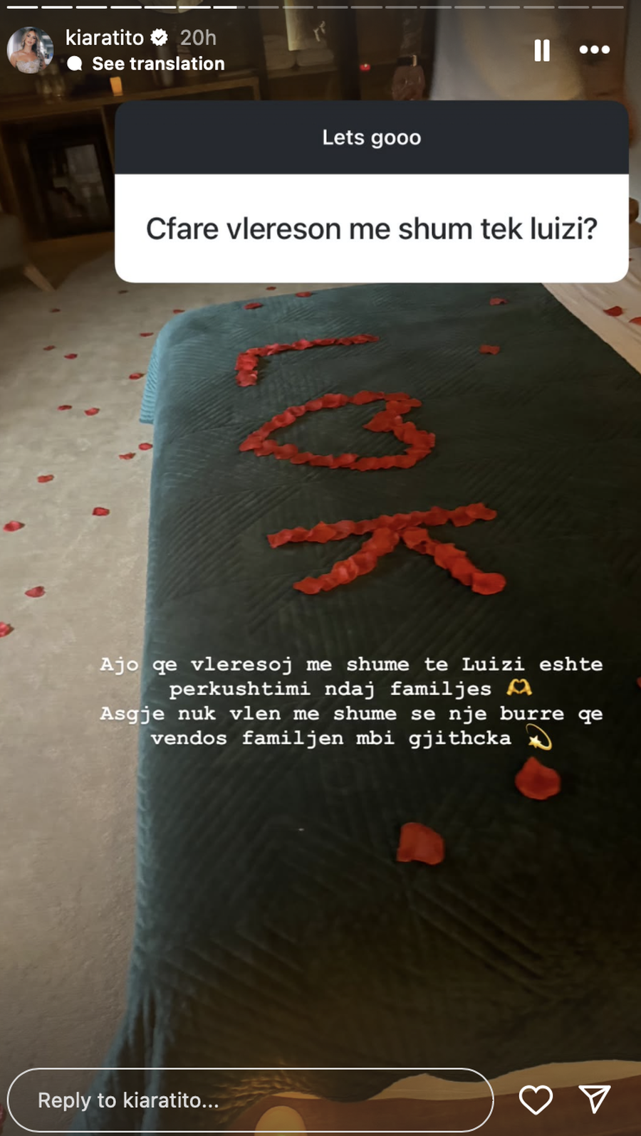 Që nga gjëja që vlerëson te Luizi deri te detajet për