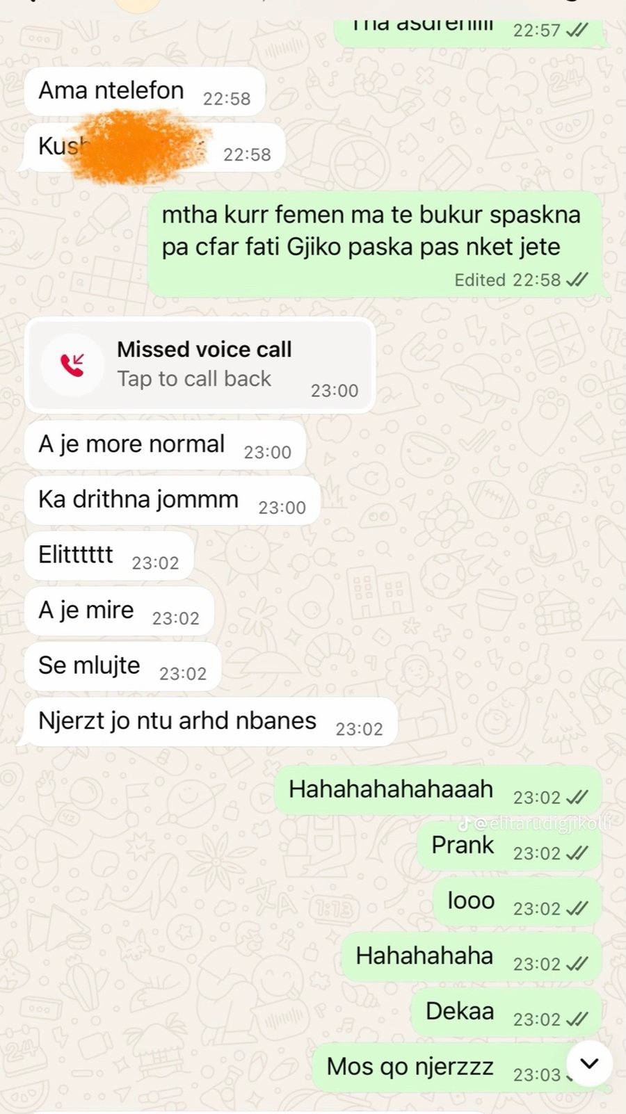 Elita i bëri një rreng Gjikos dhe situata doli jashtë kontrollit