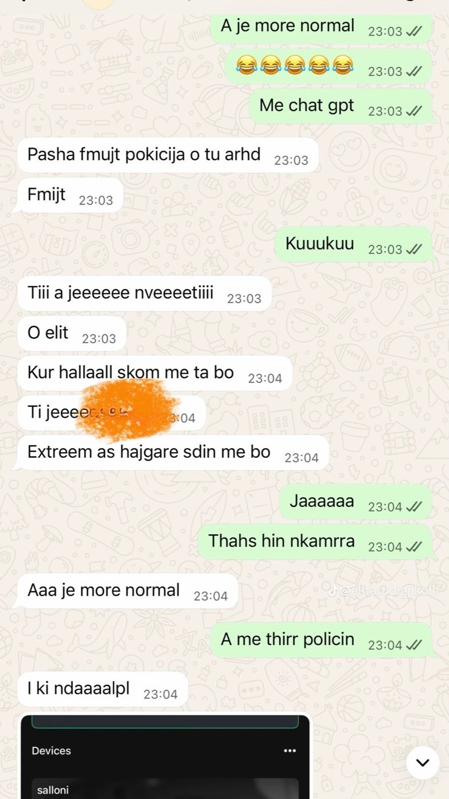 Elita i bëri një rreng Gjikos dhe situata doli jashtë kontrollit