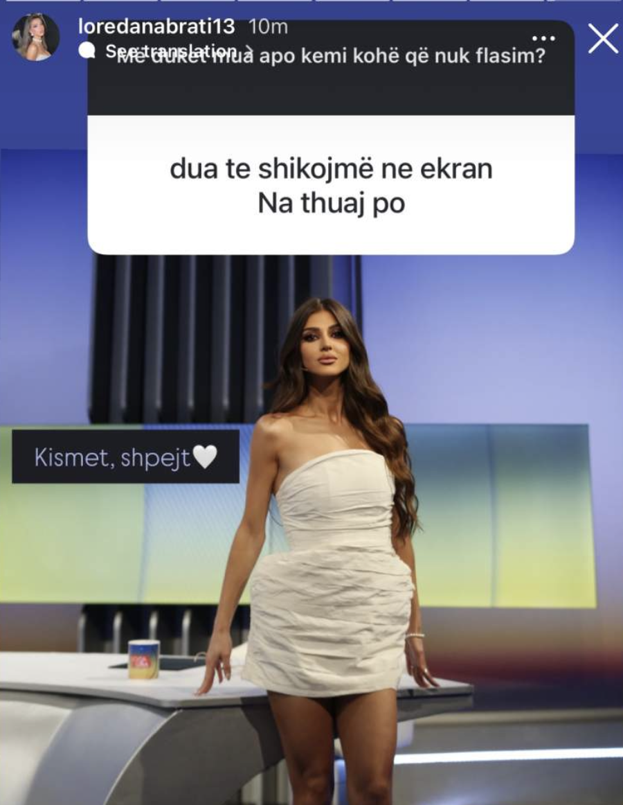A do të rikthehet në ekran? Loredana jep një përgjigje jo