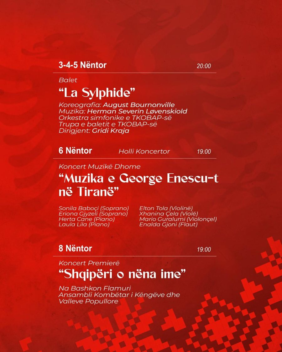 Nëntori i Krenarisë: TKOBAP Vjen me 17 Shfaqje Spektakolare për