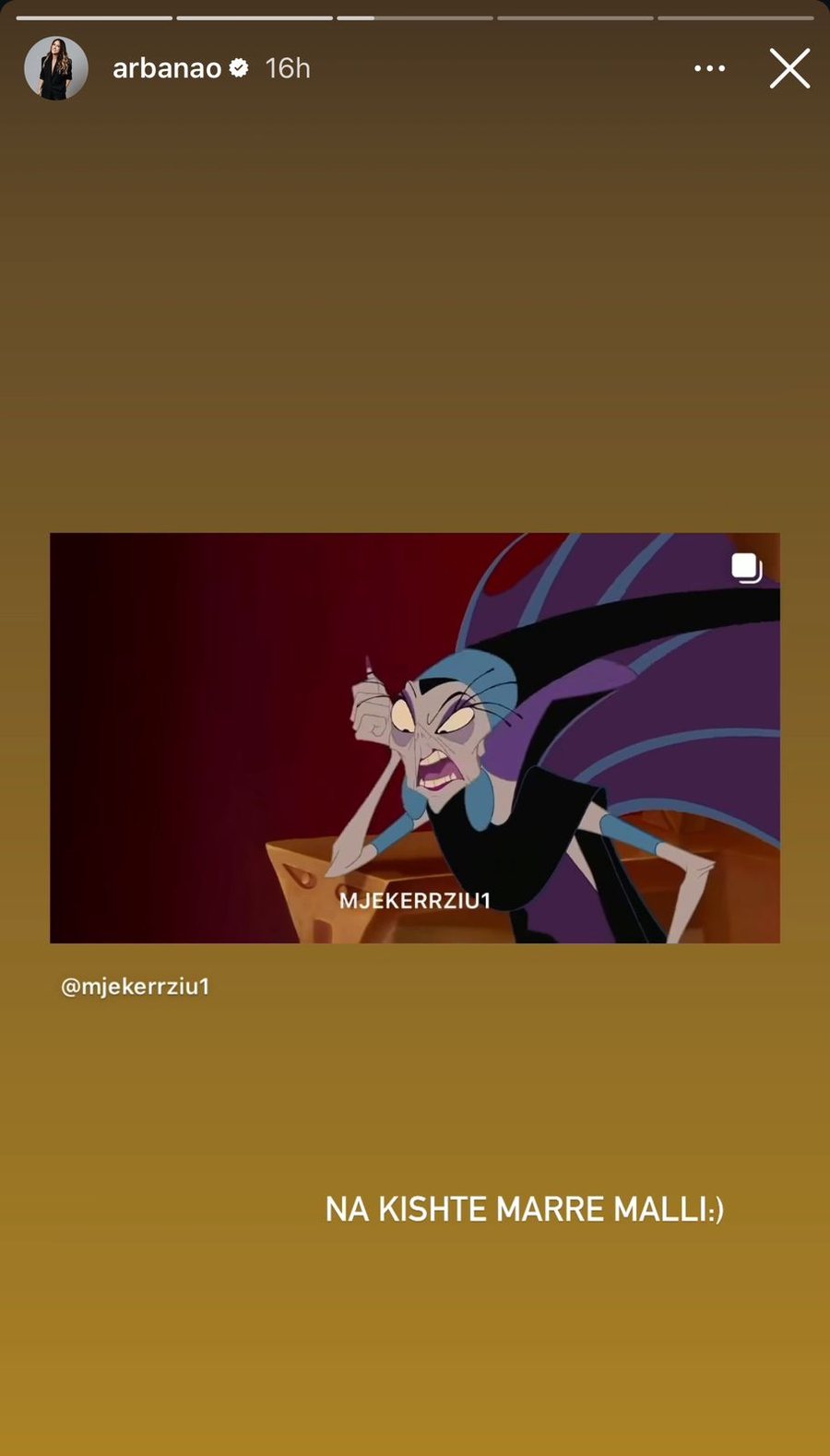 Duket se thumbit të Elsa Lilës iu përgjigj disi dhe Arbana Osmani