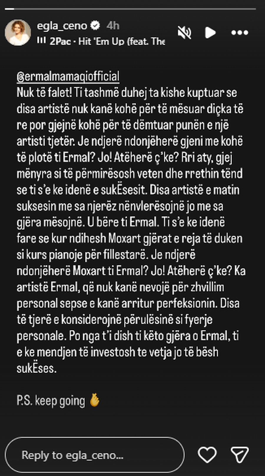 Dramës mes Ermal Mamaqit dhe Ema Andreas iu bashkua edhe Egla Ceno