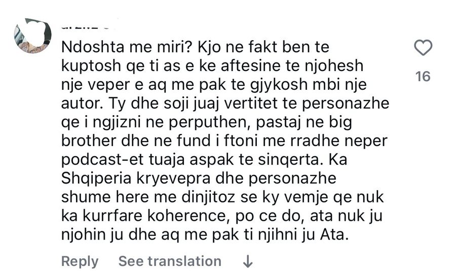 Komenti i Arbanës për Ben Blushin: Sa i drejtë është?