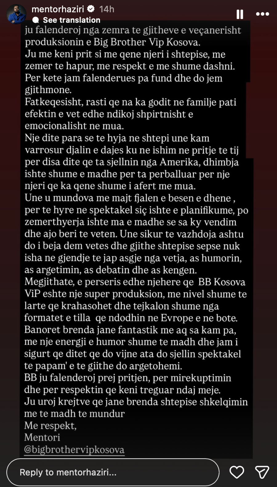 Banori që u largua më shpejt nga shtëpia e “BBVK”: