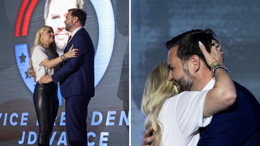 Erika Kirk zbulon çfarë i tha JD Vance gjatë përqafimit