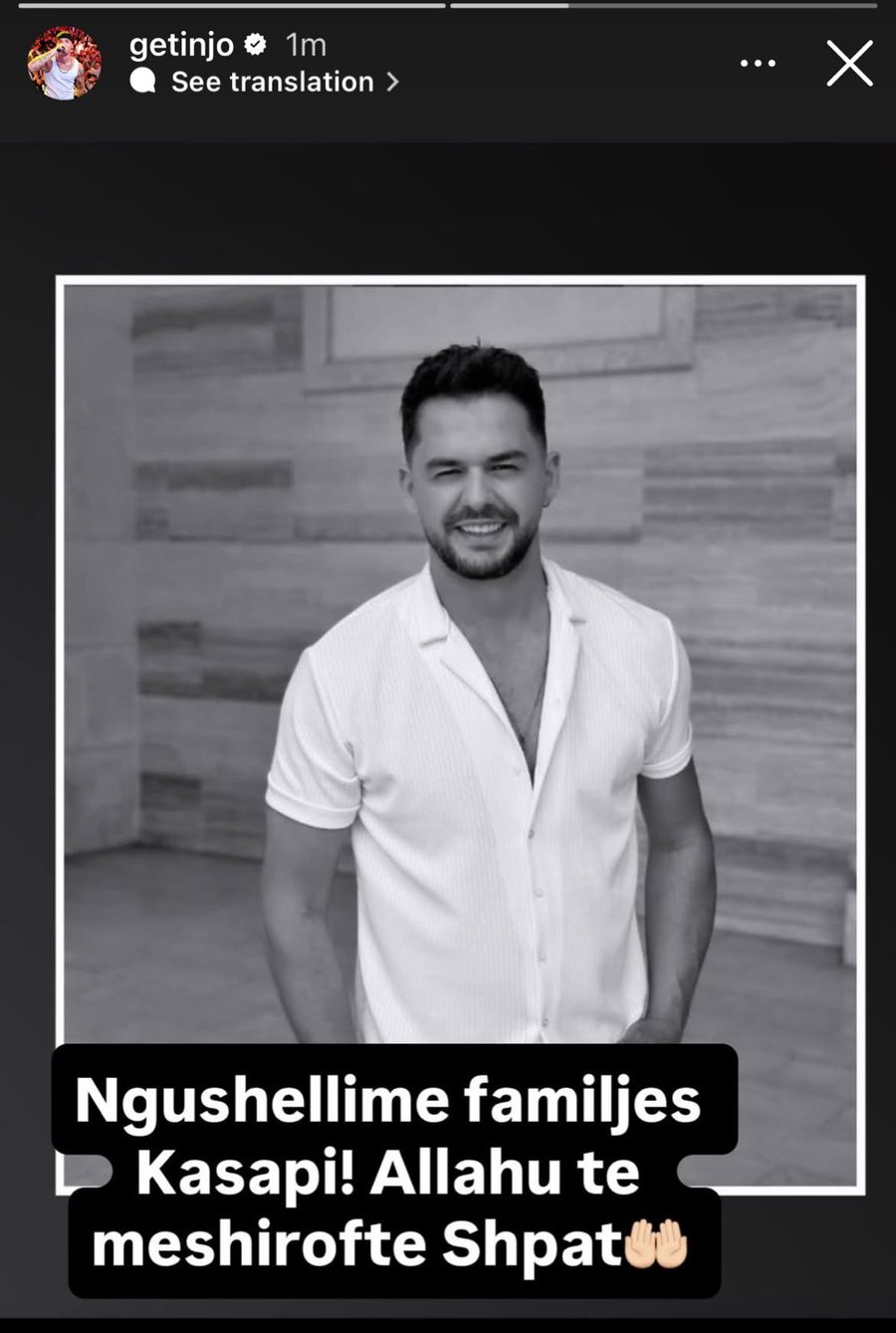 VIP-at reagojnë të tronditur për ndarjen nga jeta të Shpat