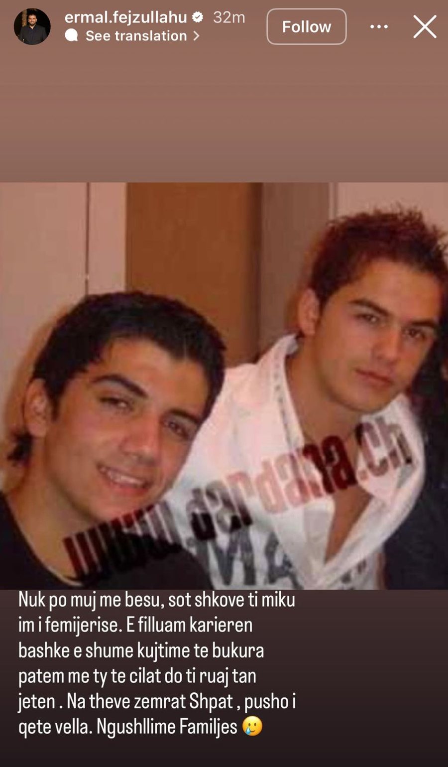 VIP-at reagojnë të tronditur për ndarjen nga jeta të Shpat