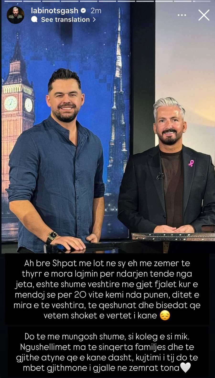 VIP-at reagojnë të tronditur për ndarjen nga jeta të Shpat