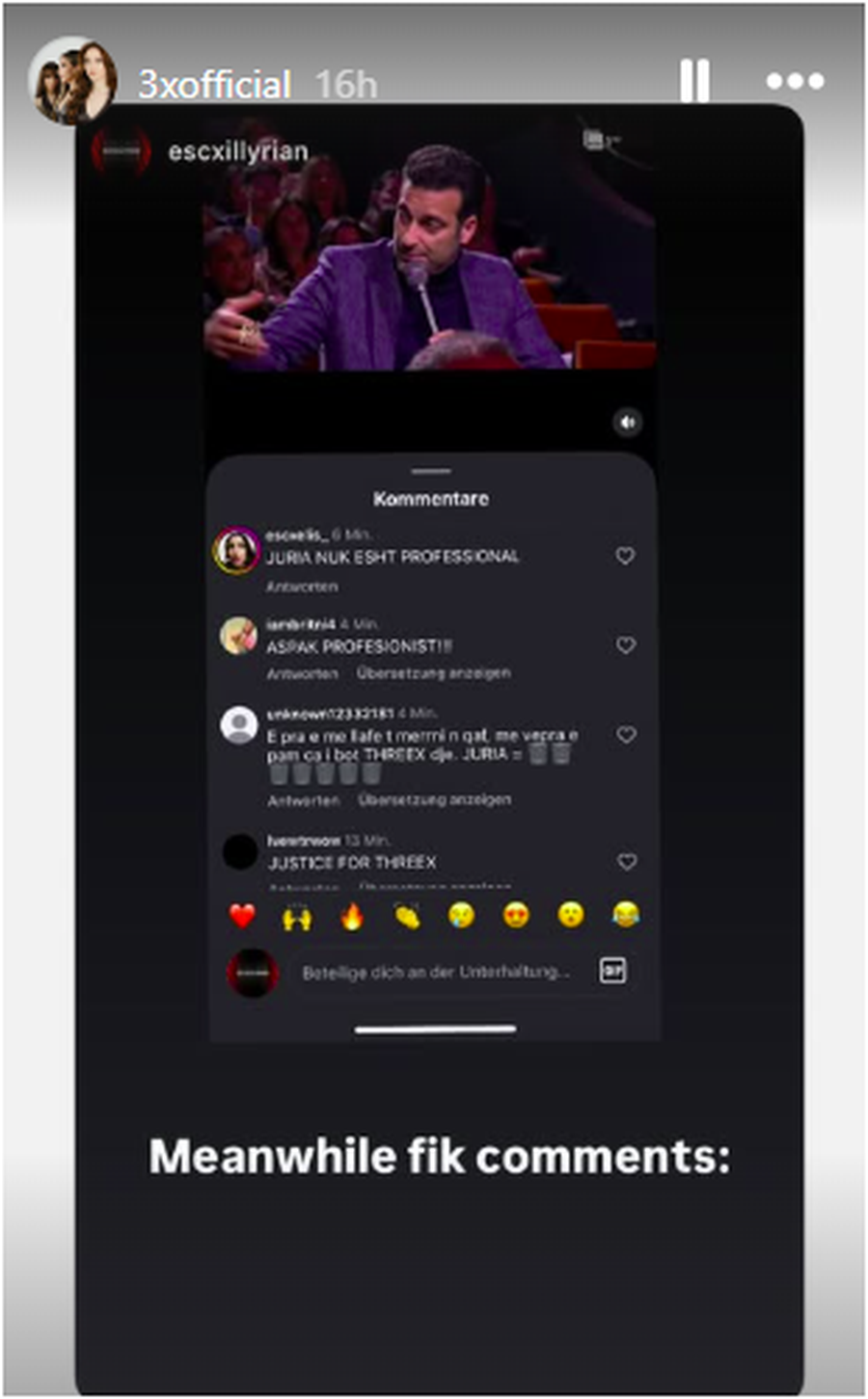 Nuk u kualifikuan n&euml; finale: Threex flet p&euml;r &ldquo;Festivalin e