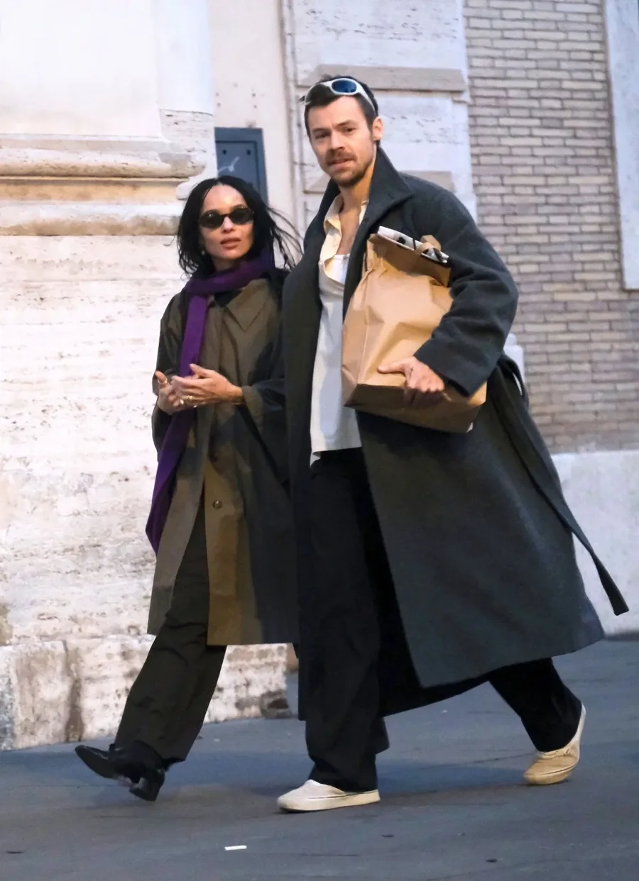 Jan&euml; fejuar?! Zo&euml; Kravitz dhe Harry Styles po l&euml;vizin me hapa