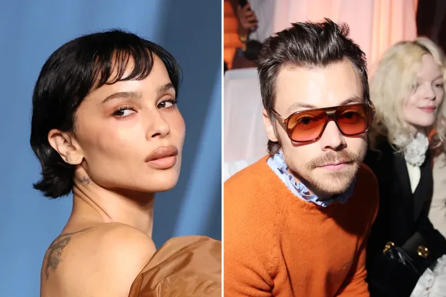 Jan&euml; fejuar?! Zo&euml; Kravitz dhe Harry Styles po l&euml;vizin me hapa