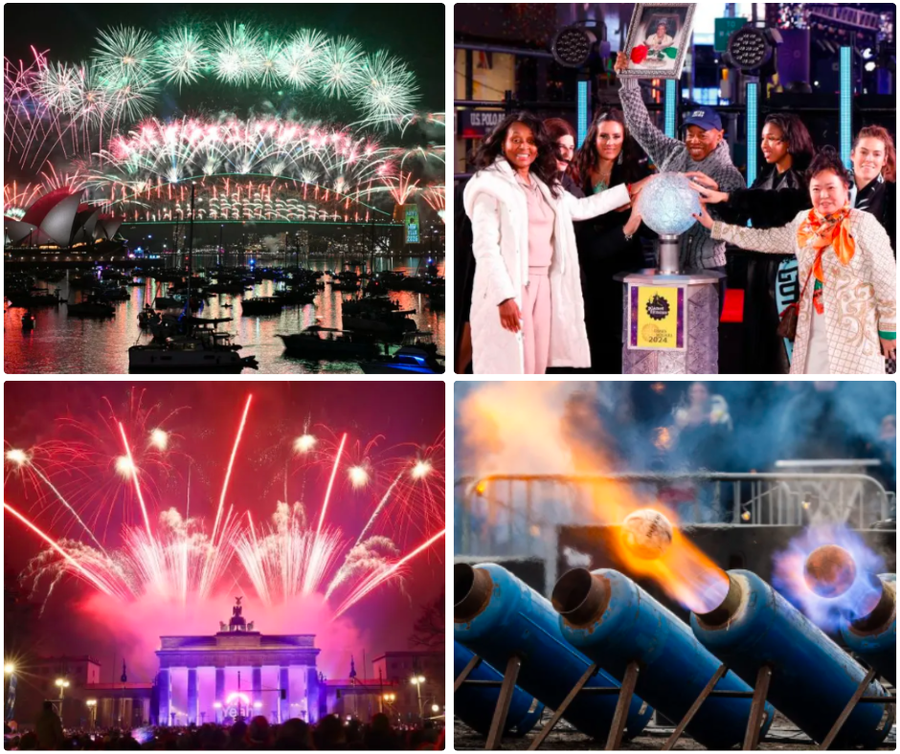 P&euml;rmes fotove: Festimet e Vitit t&euml; Ri n&euml; mbar&euml; bot&euml;n