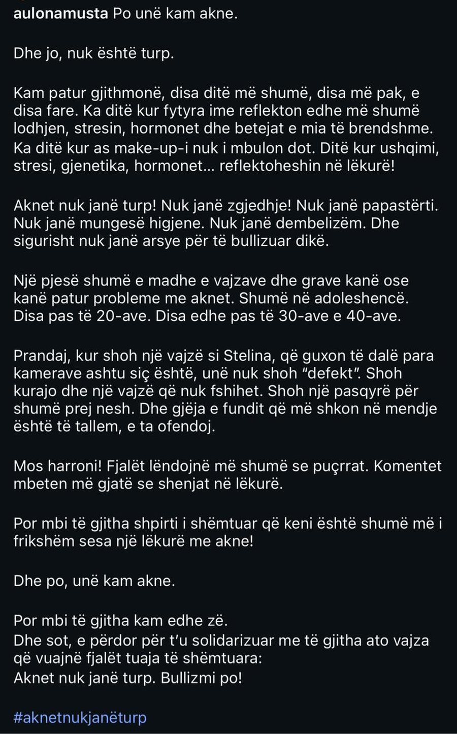 Pa bërë asgjë, Stelina i acaroi shumë, po *shumë*