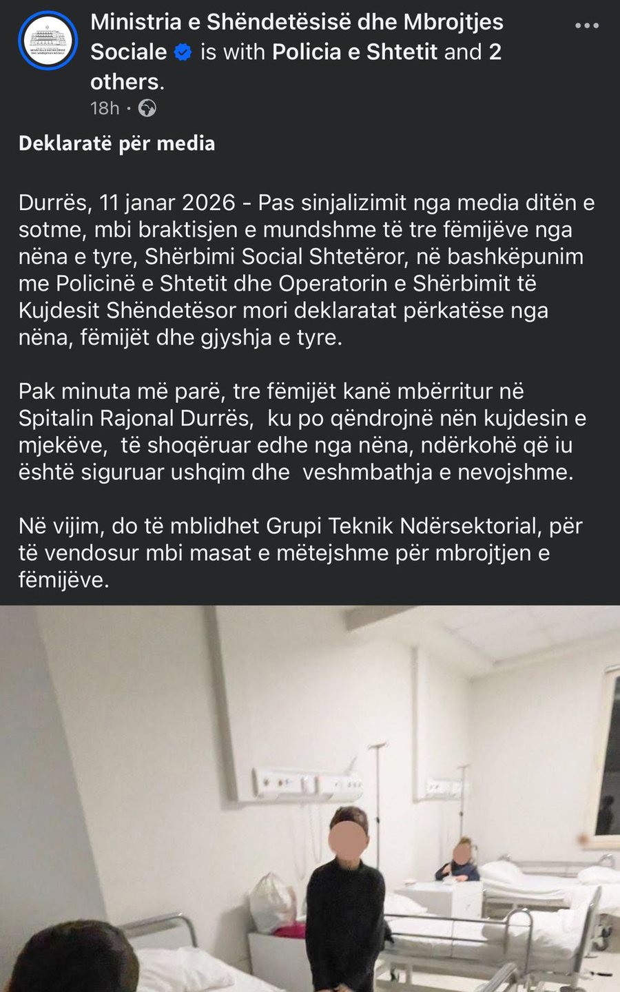 P&euml;rmbledhje e ngjarjes n&euml; Durr&euml;s: N&euml;na procedohet p&euml;r