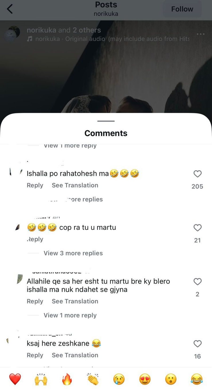 Me shum&euml; qet&euml;si, Blero reagoi p&euml;r komentet e dasm&euml;s s&euml;