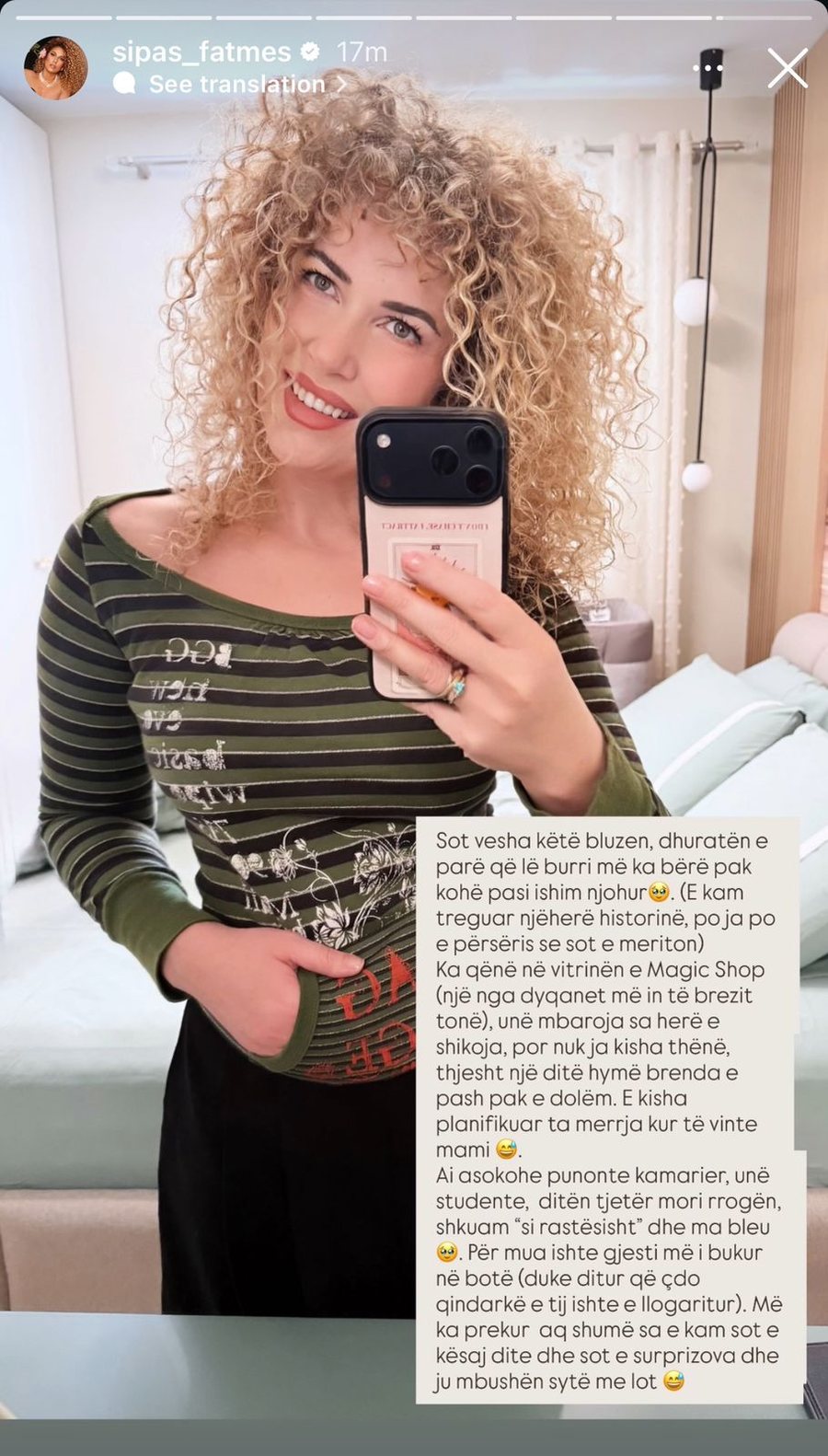 Me k&euml;t&euml; rr&euml;fim, Fatma Haxhialiu do ju rikthej&euml; besimin te