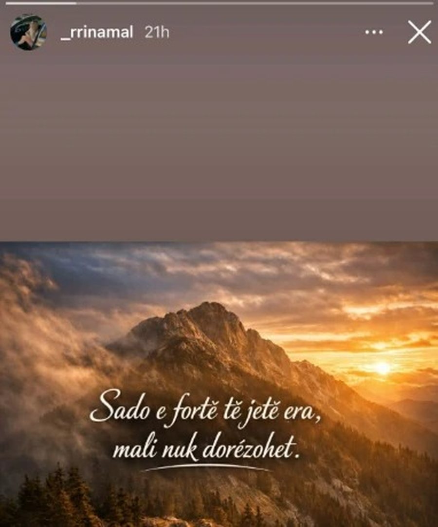 Pas ngjarjes tragjike, Rina Maloku rikthehet n&euml; rrjete sociale dhe fshin