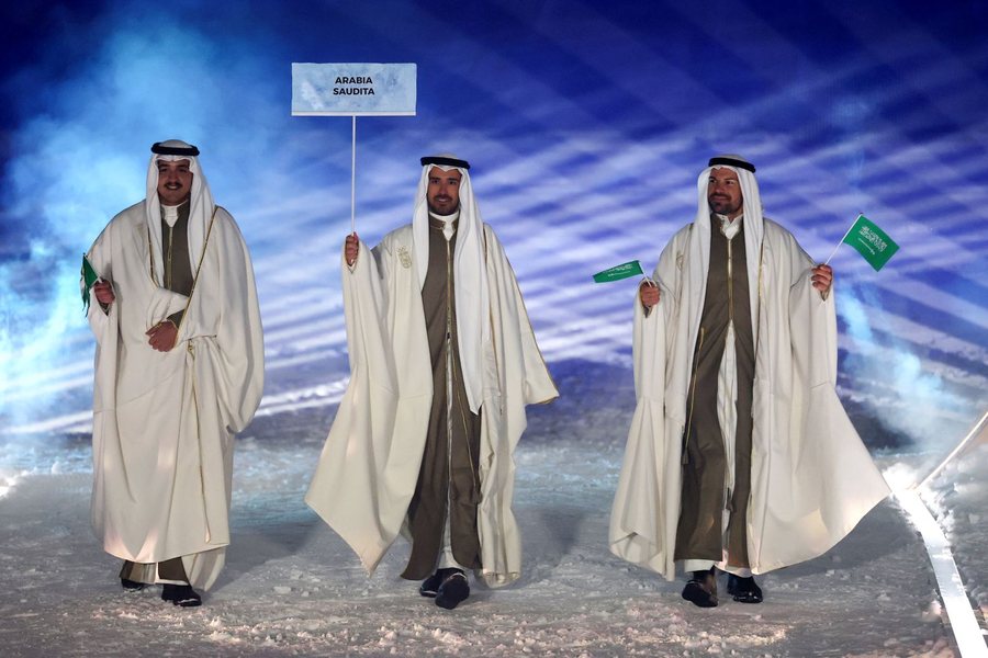 N&euml; foto: Ceremonia e hapjes s&euml; Loj&euml;rave Olimpike Dim&euml;rore