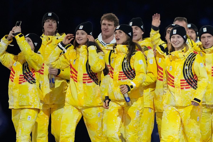 N&euml; foto: Ceremonia e hapjes s&euml; Loj&euml;rave Olimpike Dim&euml;rore