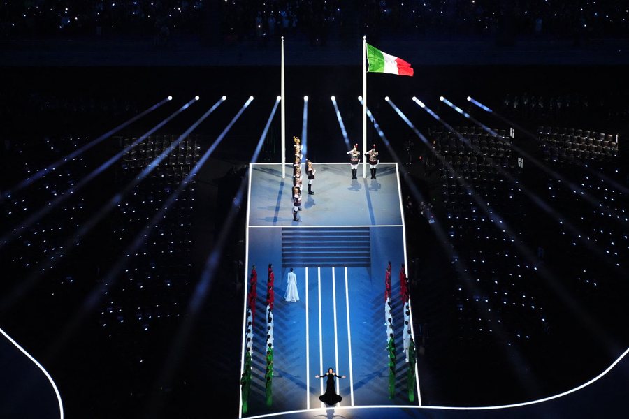 N&euml; foto: Ceremonia e hapjes s&euml; Loj&euml;rave Olimpike Dim&euml;rore