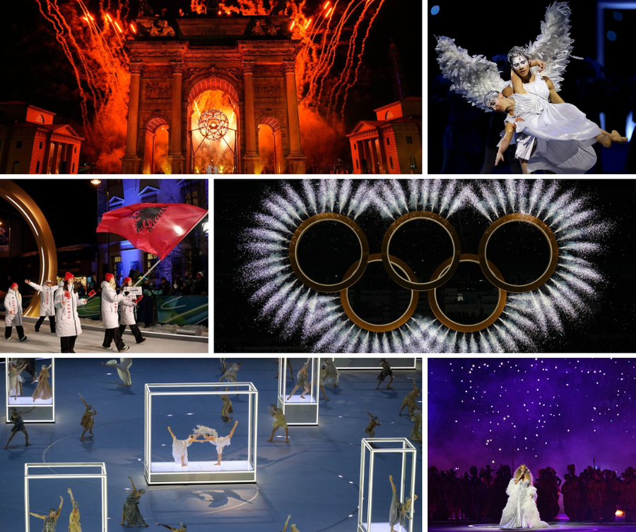 N&euml; foto: Ceremonia e hapjes s&euml; Loj&euml;rave Olimpike Dim&euml;rore