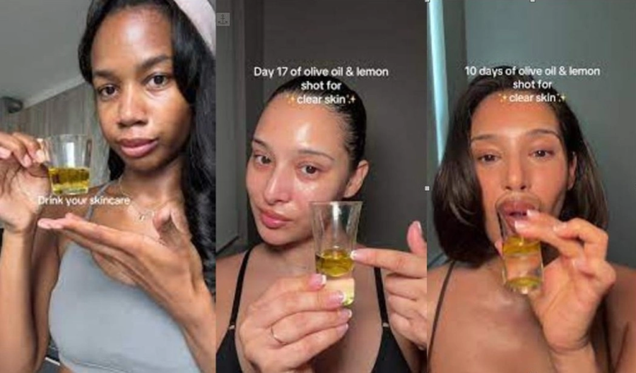 Nj&euml; 'shot' me vaj ulliri dhe limon p&euml;r l&euml;kur&euml;