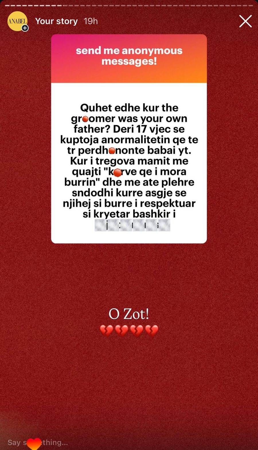 'Nj&euml; burr&euml; m&euml; joshi kur isha f&euml;mij&euml;':