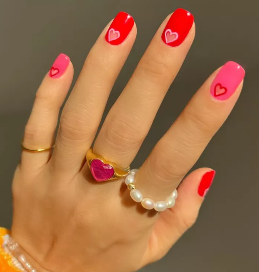 Syt&euml; zemra p&euml;r k&euml;to 10+ modele thonjsh minimaliste & ekstra