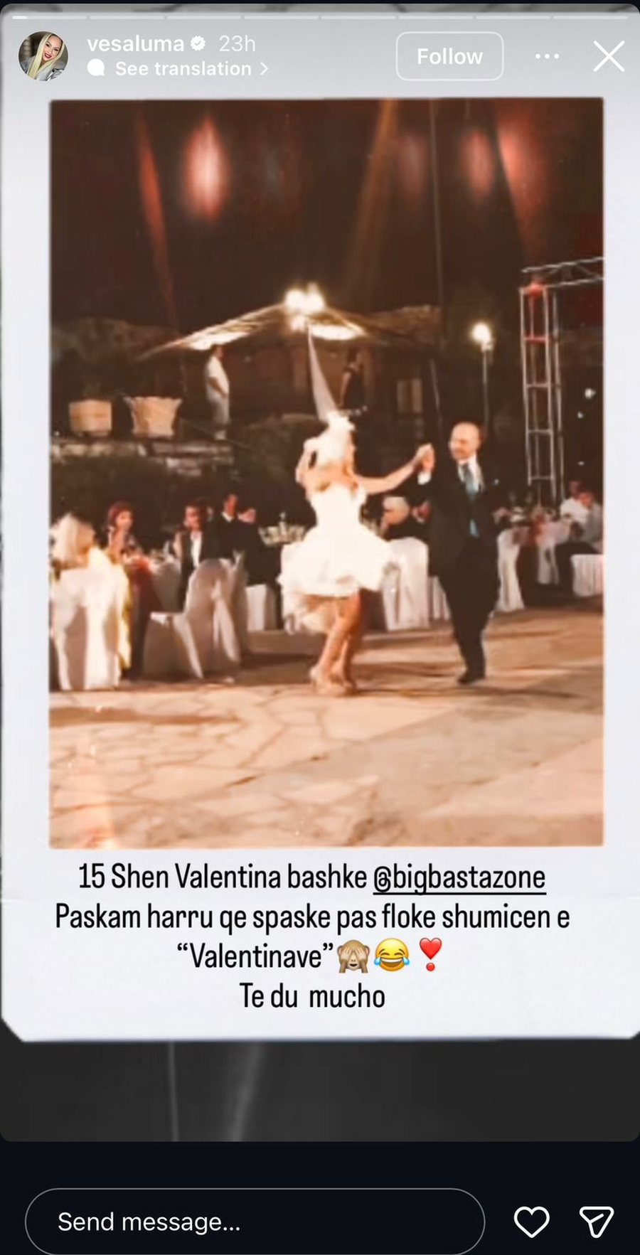 VIP-at shqiptar&euml; festojn&euml; Sh&euml;n Valentinin: Disa nga momentet