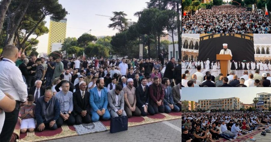 Sot Kurban Bajrami/ Qindra besimtarë falin namazin, Spahiu: Begati, paqe
