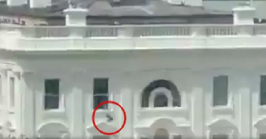 VIDEO/ Një person hedh një objekt nga dritarja e Shtëpisë