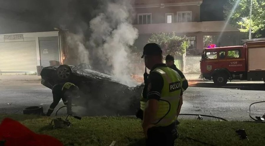 Tentoi t&rsquo;i shp&euml;tonte ndjekjes s&euml; policis&euml;, por u aksidentua
