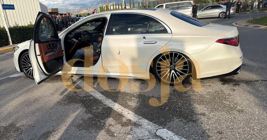 Kërcet arma në mesditë në Rinas, "Benz"-i i