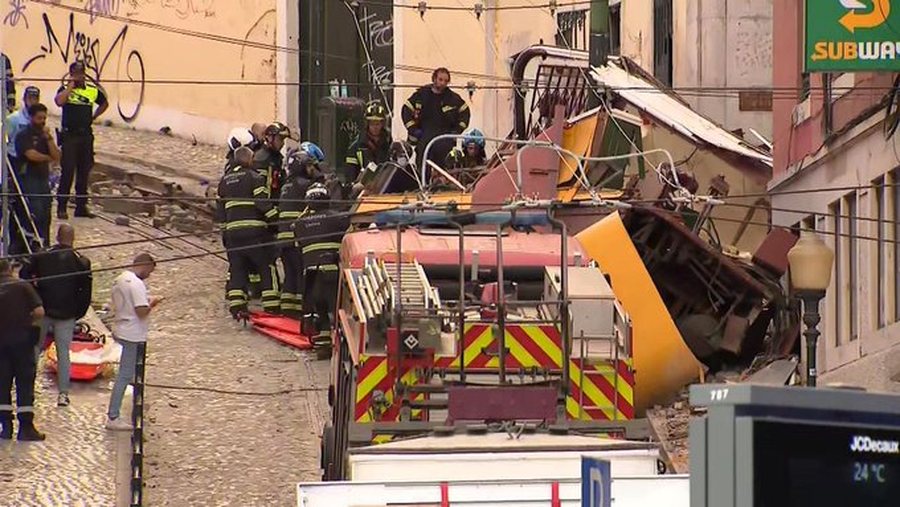 Aksidenti tragjik me tramvajë në Portugali/ Rëndohet bilanci,