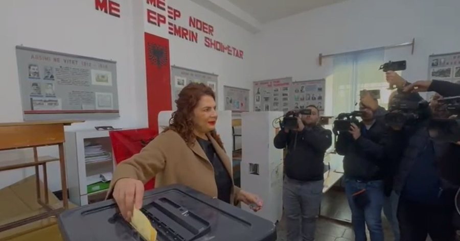 “Faleminderit për suportin"/ Voton kandidatja socialiste në