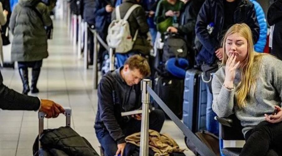 Europa n&euml; kaos/ Gjasht&euml; persona humbin jet&euml;n dhe qindra fluturime