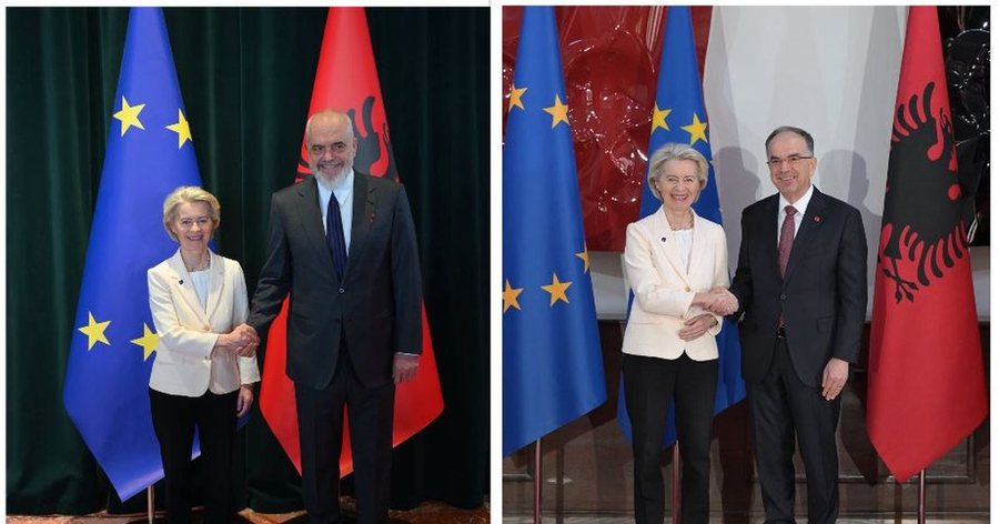 Takimi me Begajn dhe Ramën, Presidentja e KE: Shqipëria, në