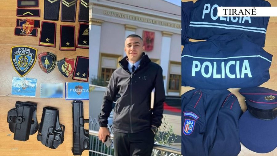 “E kisha fiksim!”/ U kap me armë dhe uniformë policie,