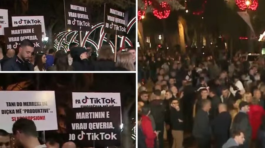 FOTOLAJM/ “Martinin e vrau qeveria, jo TikTok-u”, “E