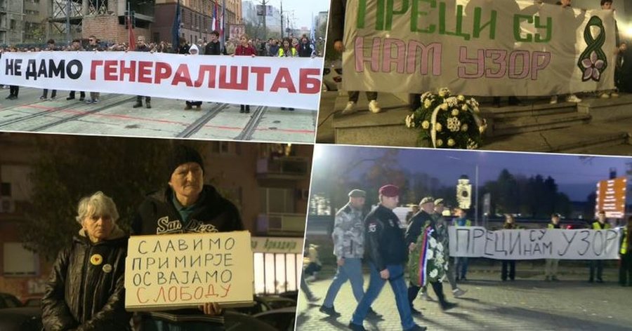 PAMJET/ Mijëra njerëz në Beograd rrethojnë