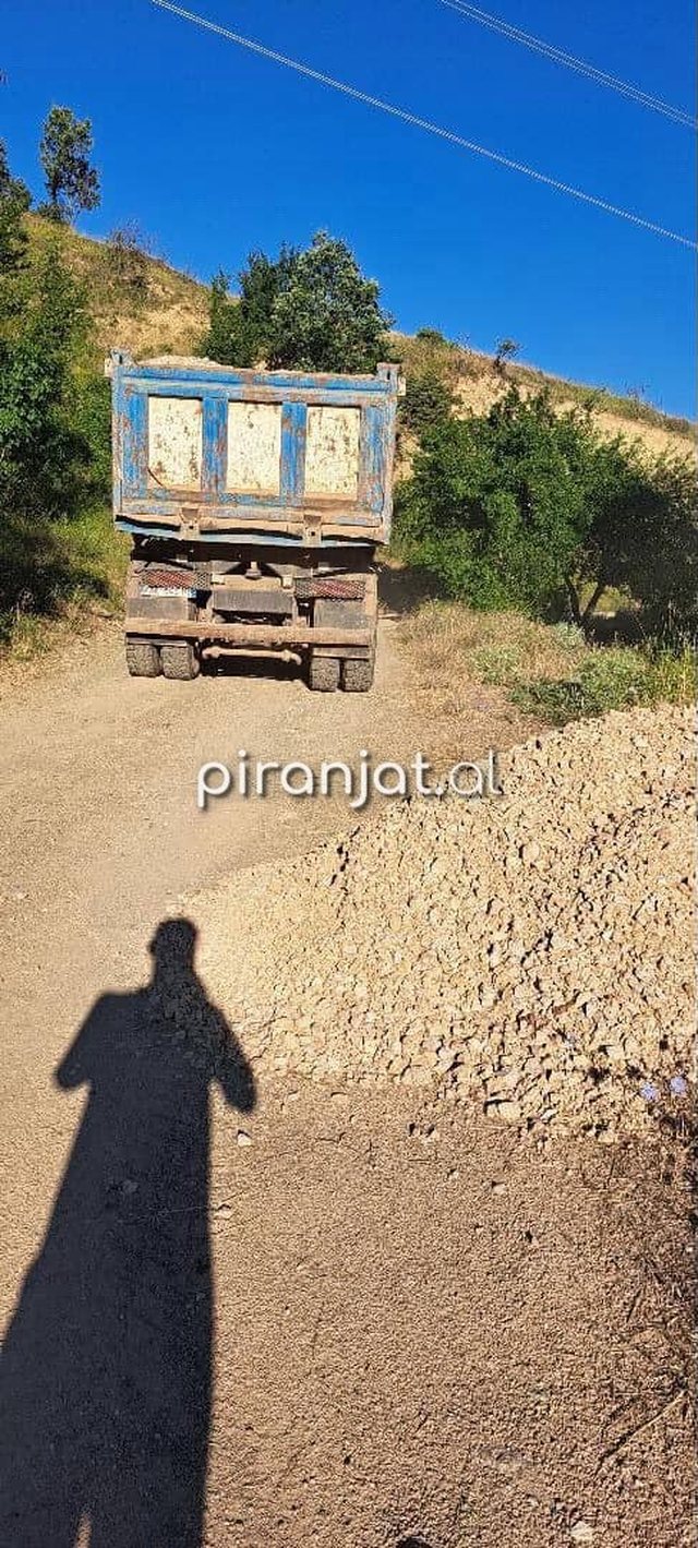 VIDEO/ Banor&euml;t e fshatit Homezh n&euml; Pogradec shtrojn&euml; rrug&euml;n