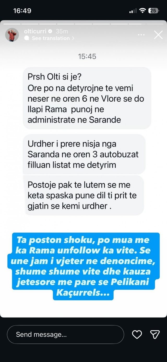 'Dil ti prit t&euml; gjatin se kemi urdh&euml;r'/ Denoncimi i