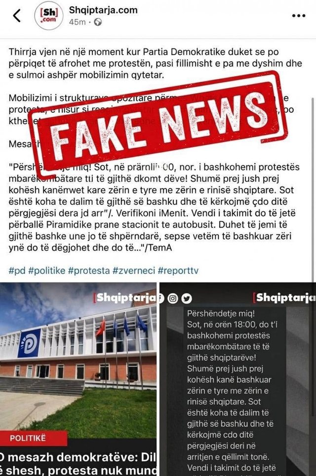 &lsquo;Refuzoni k&euml;to pseudo-media banale&rsquo;/ Belind